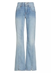 Re/Done Kick Flare Mid-Rise Jeans