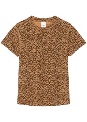 Re/Done leopard-print cotton T-shirt