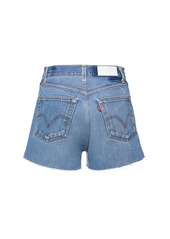 Re/Done Levi's High Rise Cotton Denim Shorts