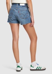 Re/Done Levi's High Rise Cotton Denim Shorts