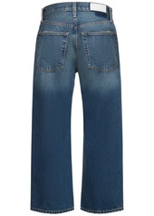 Re/Done Loose Cropped Leg Cotton Jeans