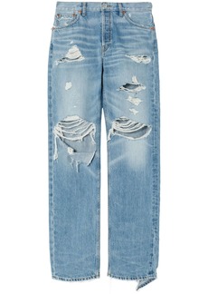 Re/Done loose-fit ripped jeans