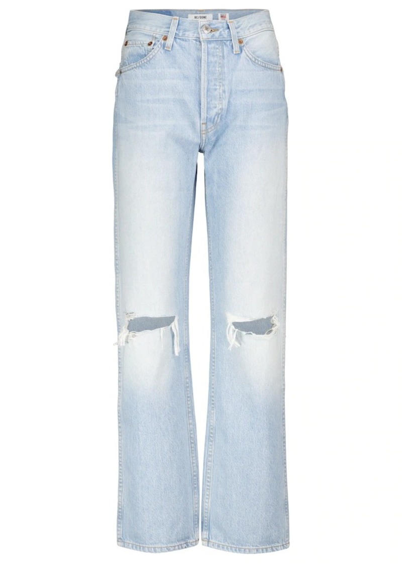 Re/Done Loose high-rise straight jeans