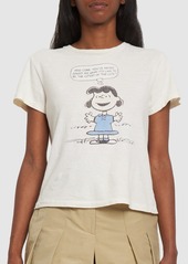 Re/Done Lucy Cute Classic Cotton T-shirt