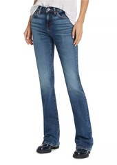 Re/Done Mid-Rise Baby Boot-Cut Jeans