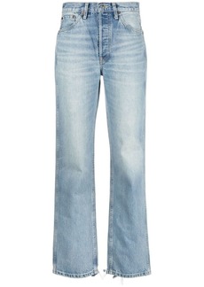 Re/Done mid-rise straight-leg jeans