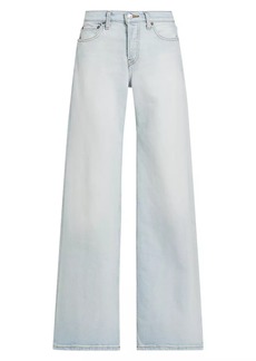 Re/Done Mid-Rise Stretch Wide-Leg Jeans