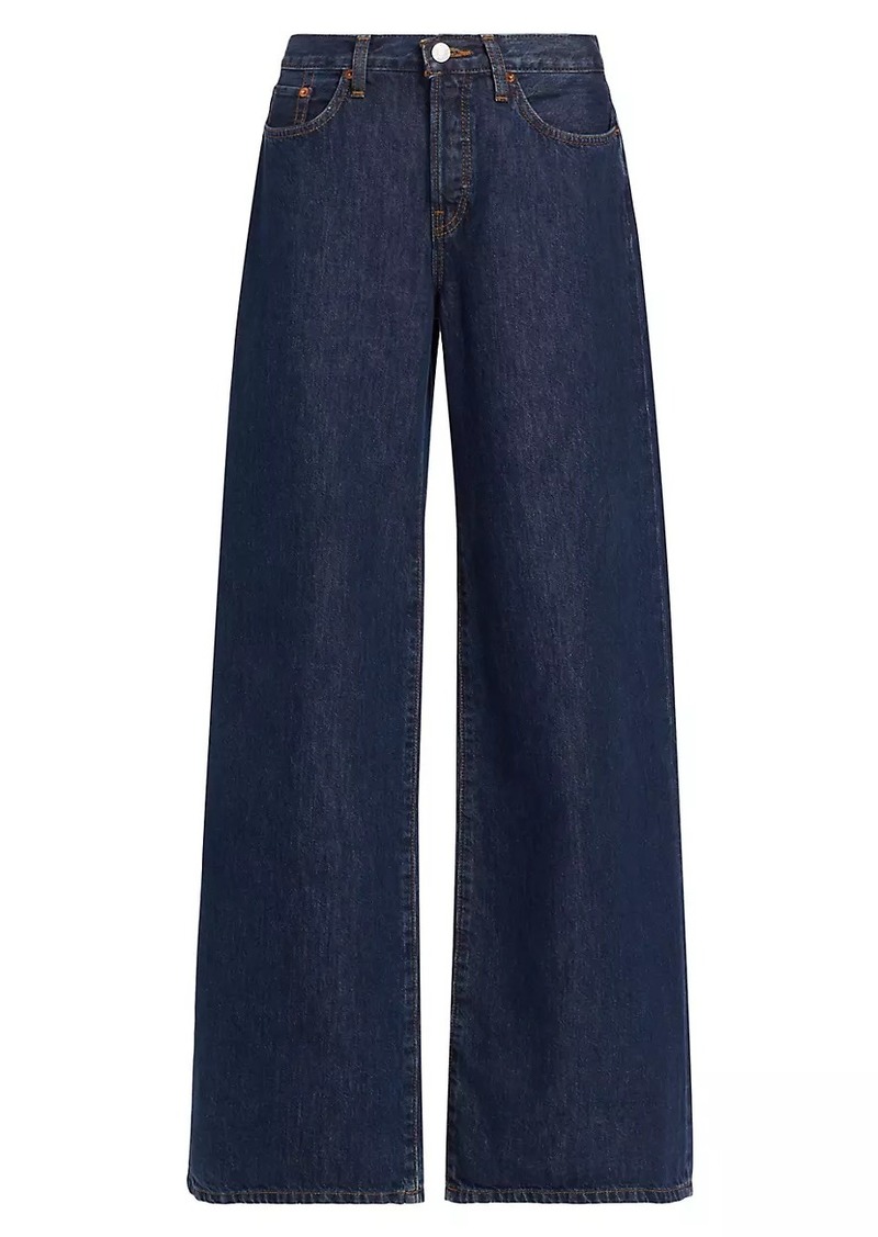 Re/Done Mid-Rise Wide-Leg Palazzo Jeans