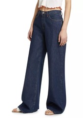 Re/Done Mid-Rise Wide-Leg Palazzo Jeans