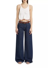 Re/Done Mid-Rise Wide-Leg Palazzo Jeans