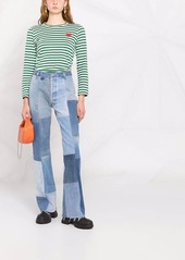 Re/Done patchwork bootcut jeans
