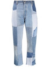Re/Done patchwork-panel jeans