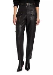 Re/Done Racer Taper Leather Pants