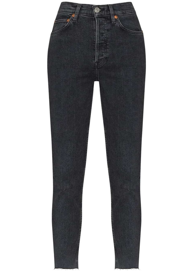 Re/Done 90s high-rise cropped jeans