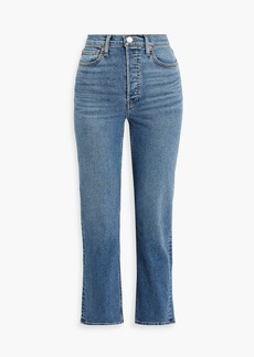 RE/DONE - 70s high-rise straight-leg jeans - Blue - 23