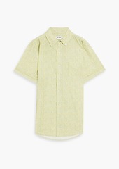 RE/DONE - 70s paisley-print cotton-poplin shirt - Green - XS