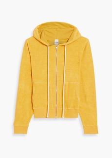 RE/DONE - 90s cotton-blend terry zip-up hoodie - Yellow - XS