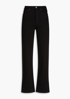 RE/DONE - 90s high-rise straight-leg jeans - Black - 26