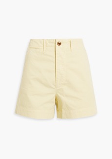 RE/DONE - Cotton-twill shorts - Yellow - 24