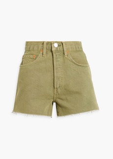 RE/DONE - Denim shorts - Green - 31