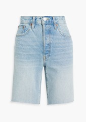 RE/DONE - Faded denim shorts - Blue - 23