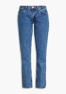 RE/DONE - Low-rise straight-leg jeans - Blue - 32