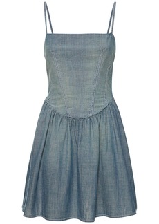 Re/done & Pam Chambray Mini Dress