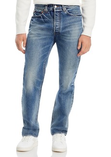 Re/Done 1401 Straight Fit Jeans in Worn In Blue