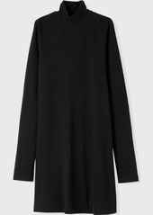 RE/DONE 60s Mock-Neck Long-Sleeve Dress
