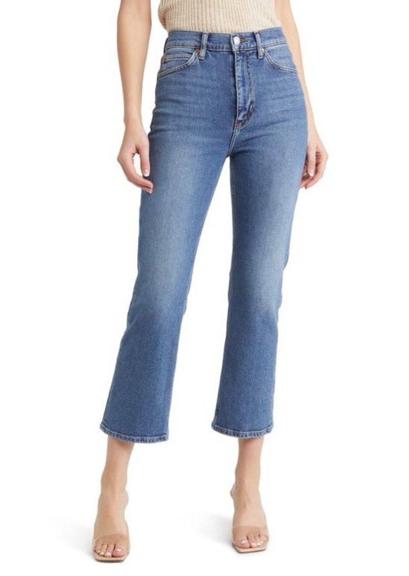 Re/Done '70s High Waist Ankle Bootcut Jeans
