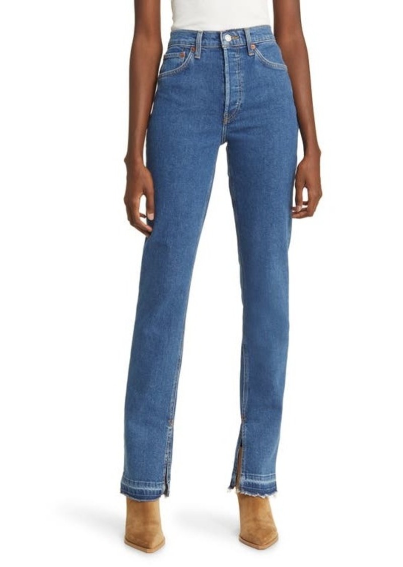 Re/Done '70s High Waist Skinny Bootcut Jeans