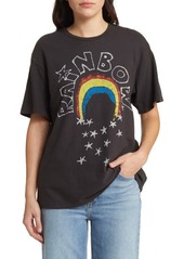 Re/Done '90s Easy Rainbow Cotton Graphic T-Shirt