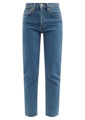 Re/Done 90s high-rise slim-leg cropped jeans