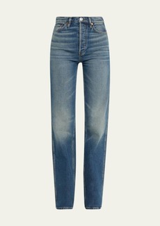 RE/DONE 90s High Rise Straight Loose Jeans