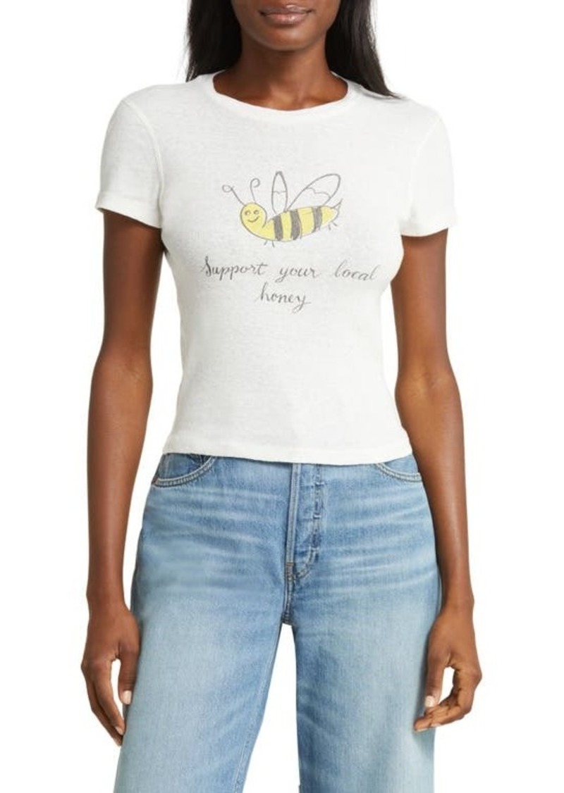 Re/Done '90s Local Honey Cotton Graphic T-Shirt