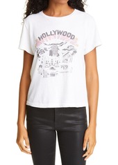 Re/Done Classic Hollywood Graphic Tee in Vintage White at Nordstrom
