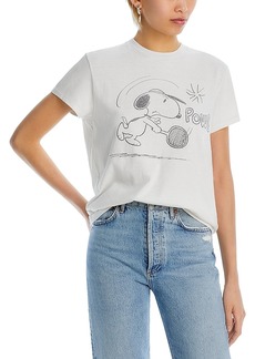 Re/Done Classic Snoopy Tennis Tee