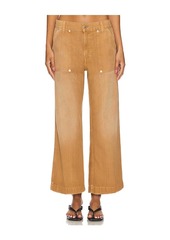 RE/DONE Cropped Baker Wide Leg