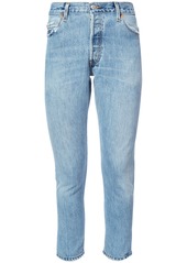 Re/Done high rise slim-fit jeans