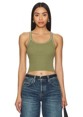 RE/DONE Cropped Ribbed Tank
