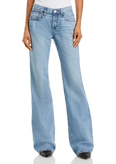 Re/Done High Rise Loose Bootcut Jeans in Hacienda