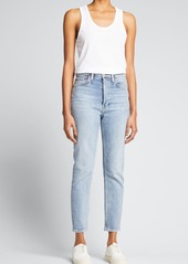 RE/DONE High-Rise Skinny Ankle Cropped Jeans