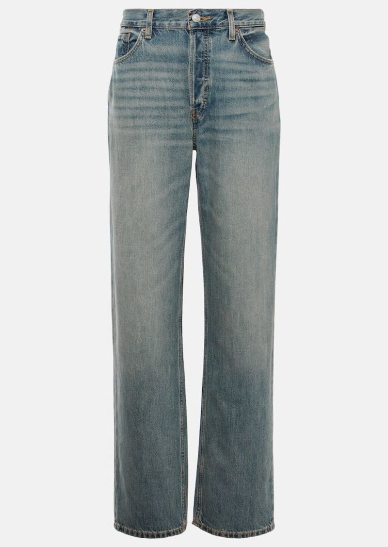 Re/Done Low-rise wide-leg jeans