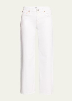 RE/DONE Mid-Rise Wide-Leg Crop Jeans