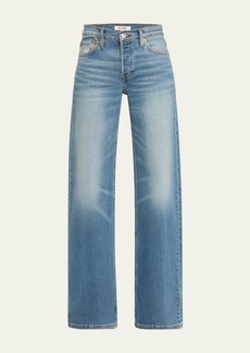 RE/DONE Mid-Rise Wide-Leg Jeans