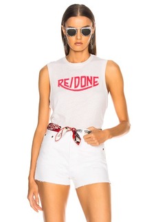 RE/DONE Muscle Tank Red Triumph Logo