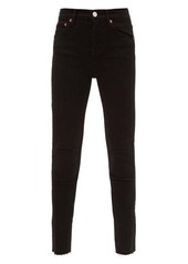 Re/Done High-rise cropped jeans