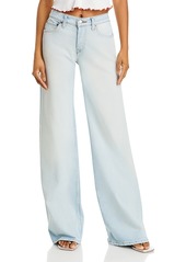 Re/Done Wide Leg Jeans in Acqua