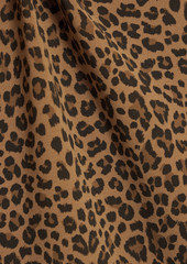 LEVI'S - Leopard-print stretch-cotton jersey bodysuit - Animal print - XS