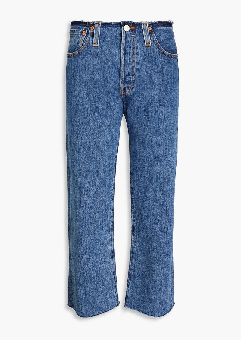 LEVI'S - Mid-rise straight-leg jeans - Blue - 25